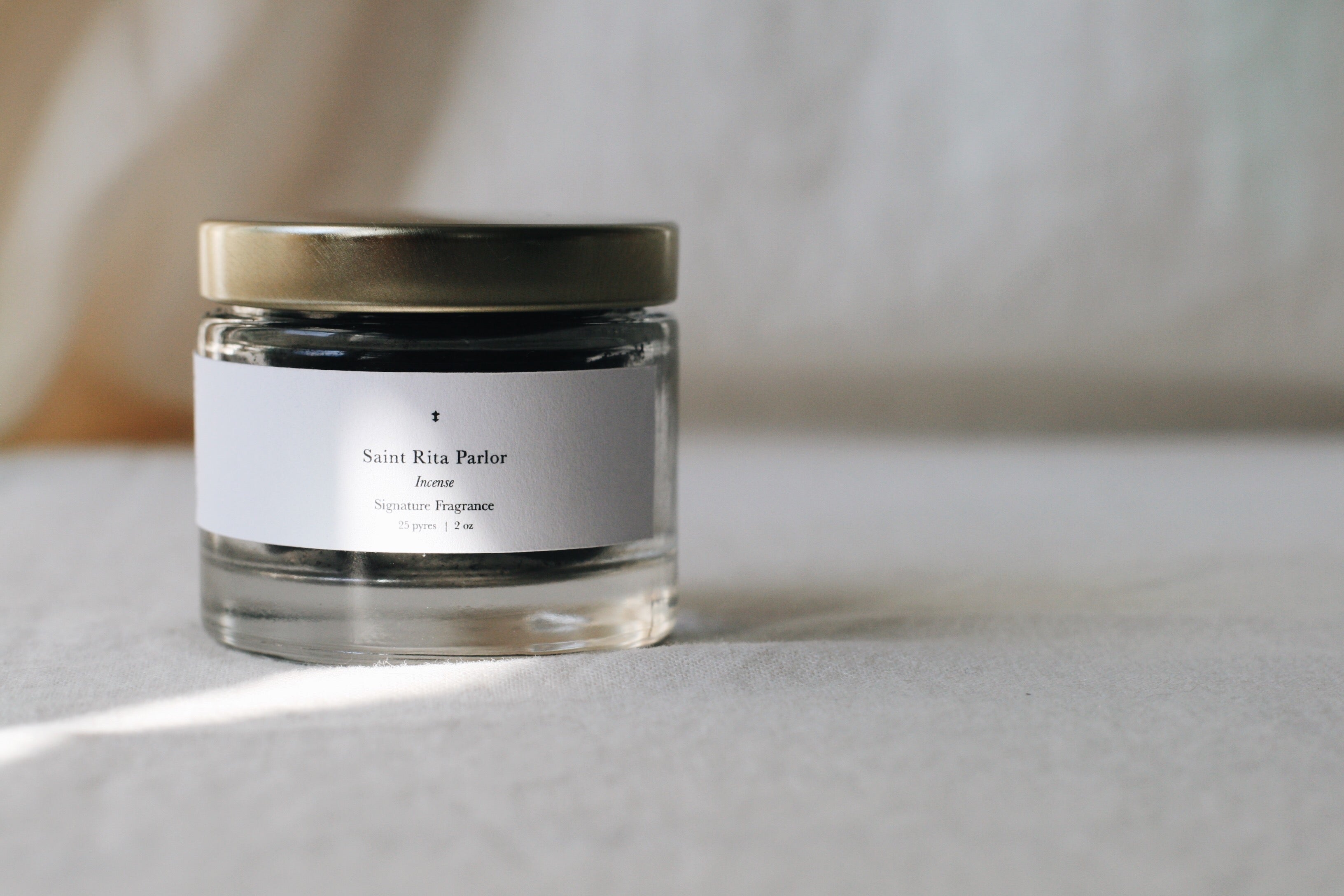 Saint Rita Parlor signature incense cones at Genara