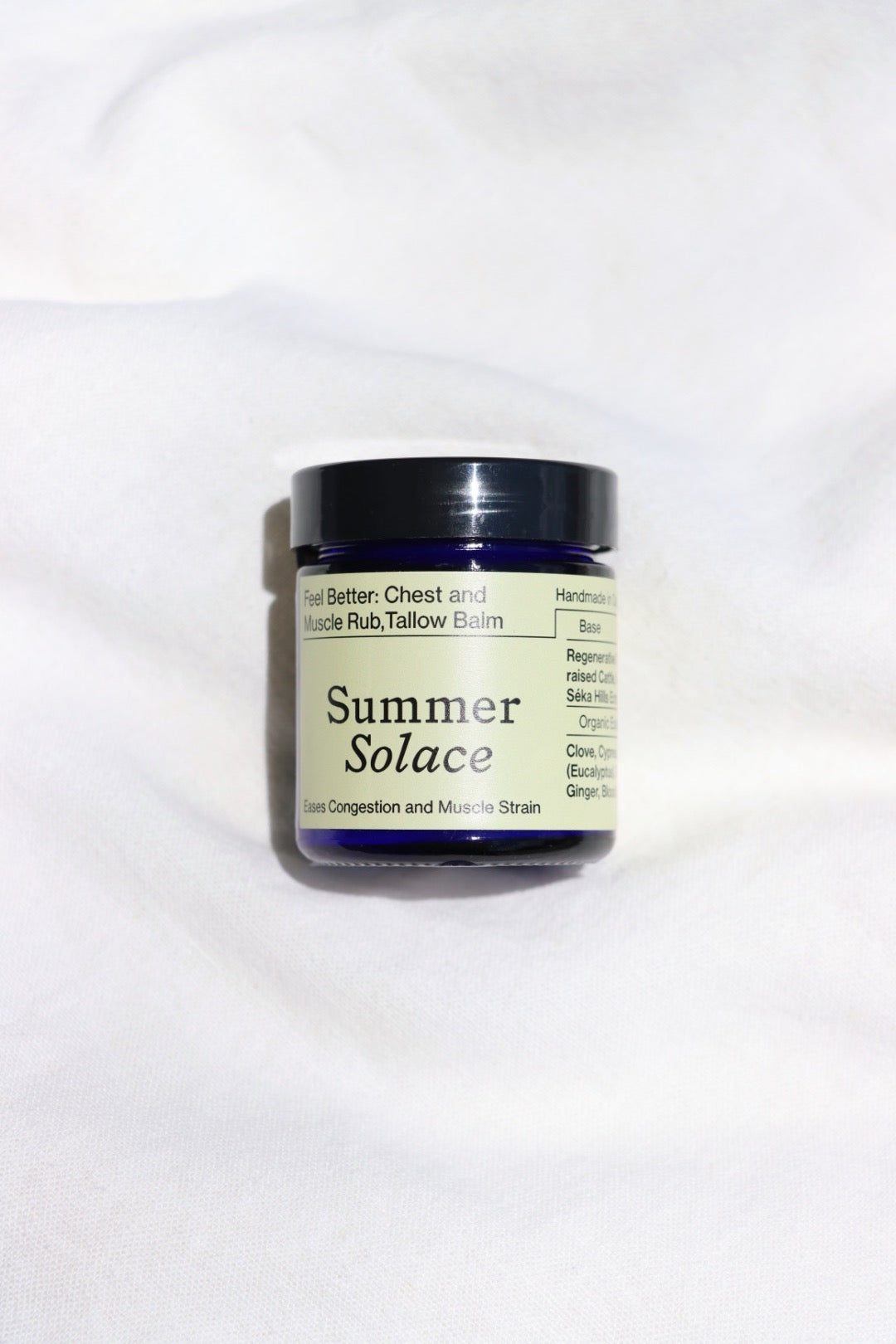 Feel Better: Chest & Muscle Rub Tallow Balm