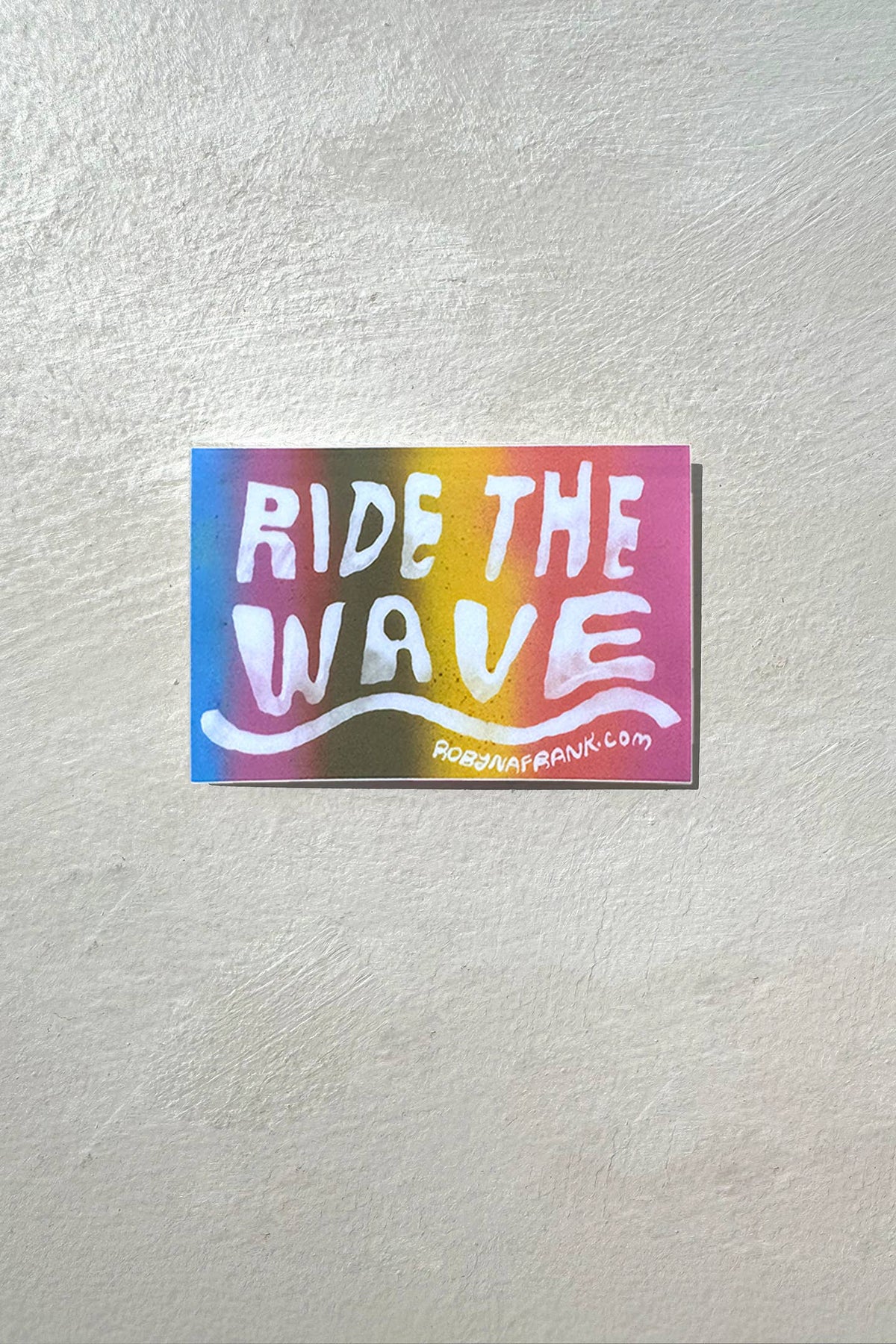 Ride The Wave Sticker
