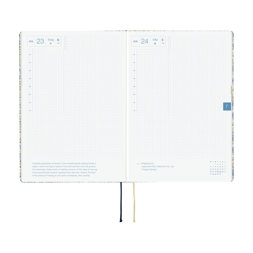 2026 Hobonichi Techo A6 Liberty Fabrics Sasha Kiora Planner