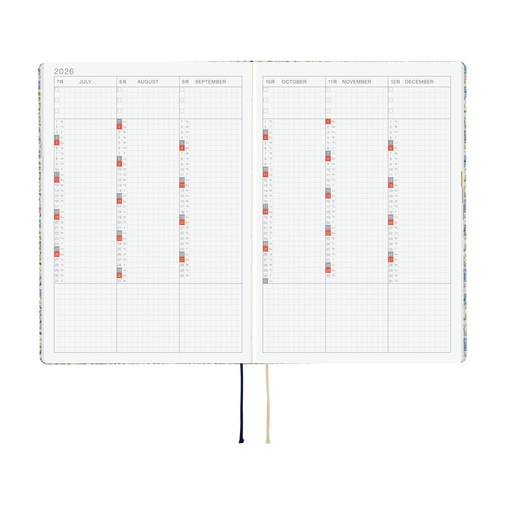 2026 Hobonichi Techo A6 Liberty Fabrics Sasha Kiora Planner