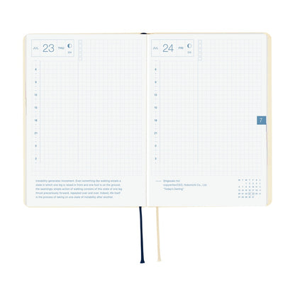 2026 Hobonichi Techo A6 Slash Ivory Planner