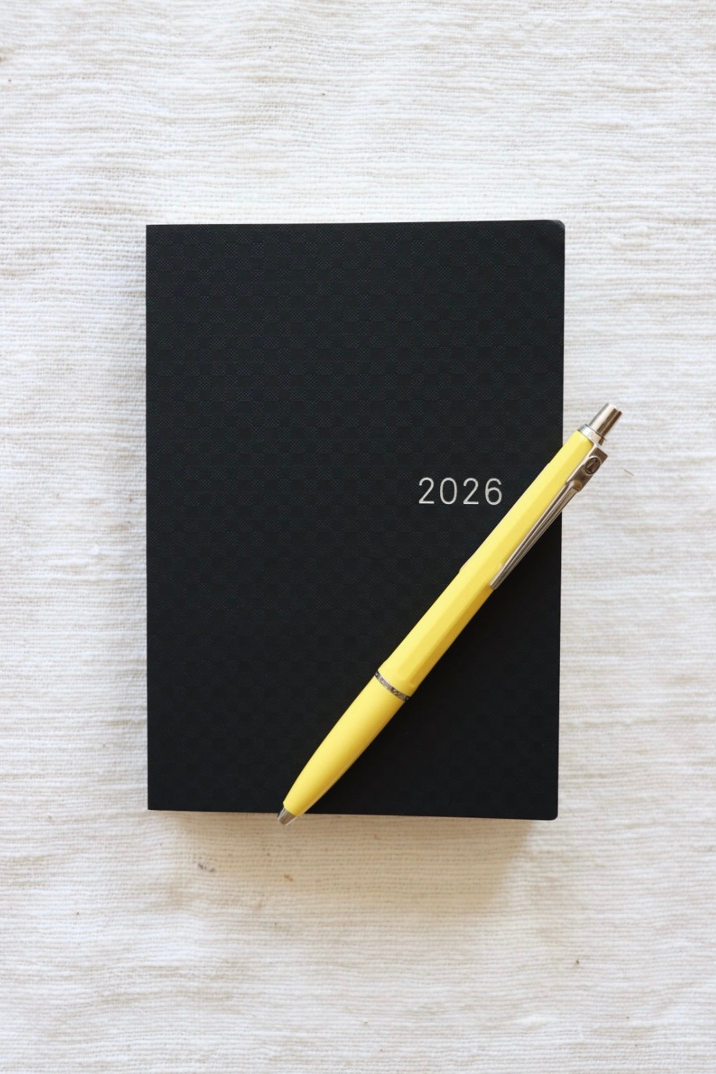 2026 Hobonichi Techo A6 Paper Series Black Gingham Planner