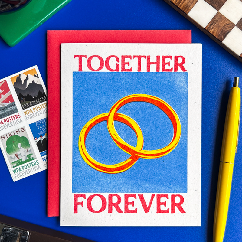 Together Forever Rings Card