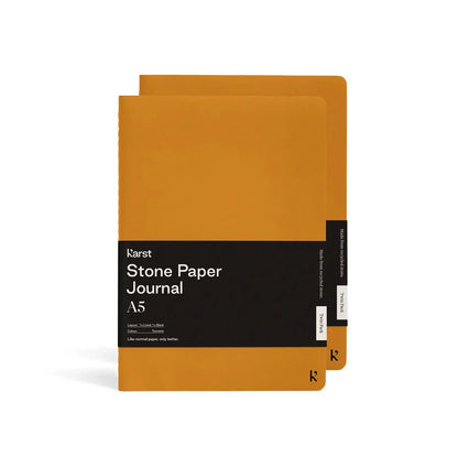 Karst Notebook, A5 Softcover Twin Pack Turmeric