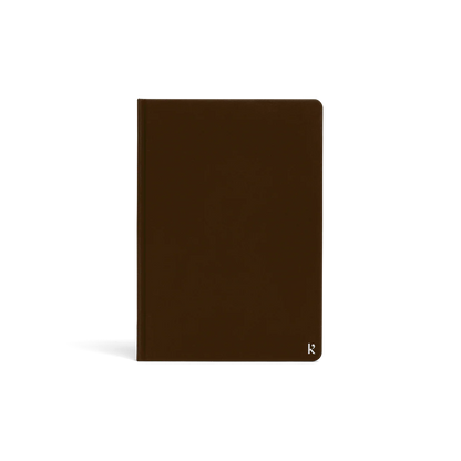 Karst Notebook, Hardcover Lined A5 Espresso