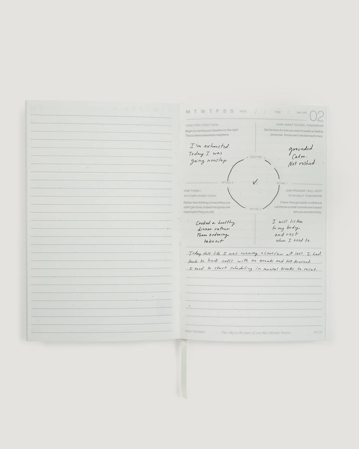 Night Routine Journal