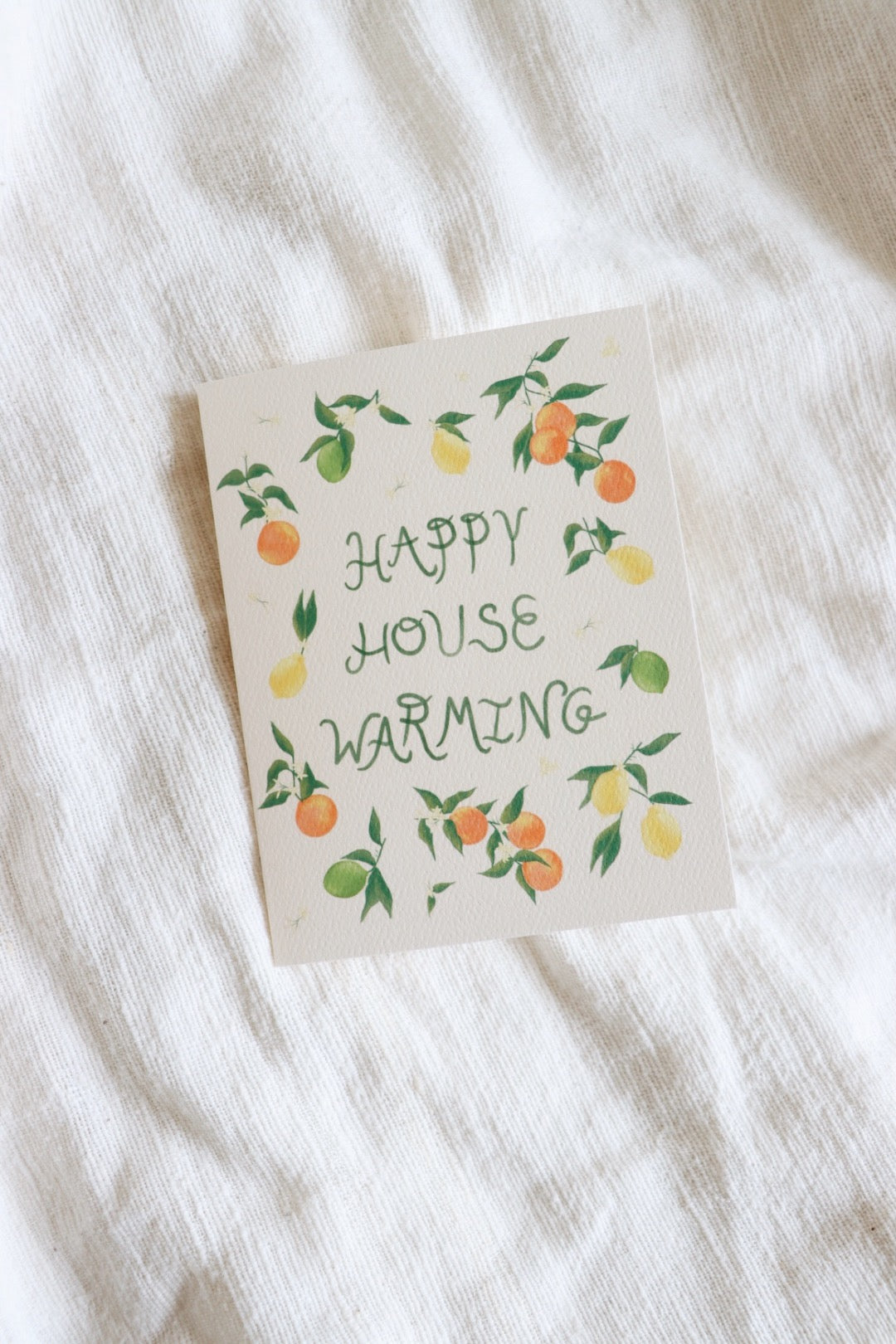 Citrus Happy Housewarming Card