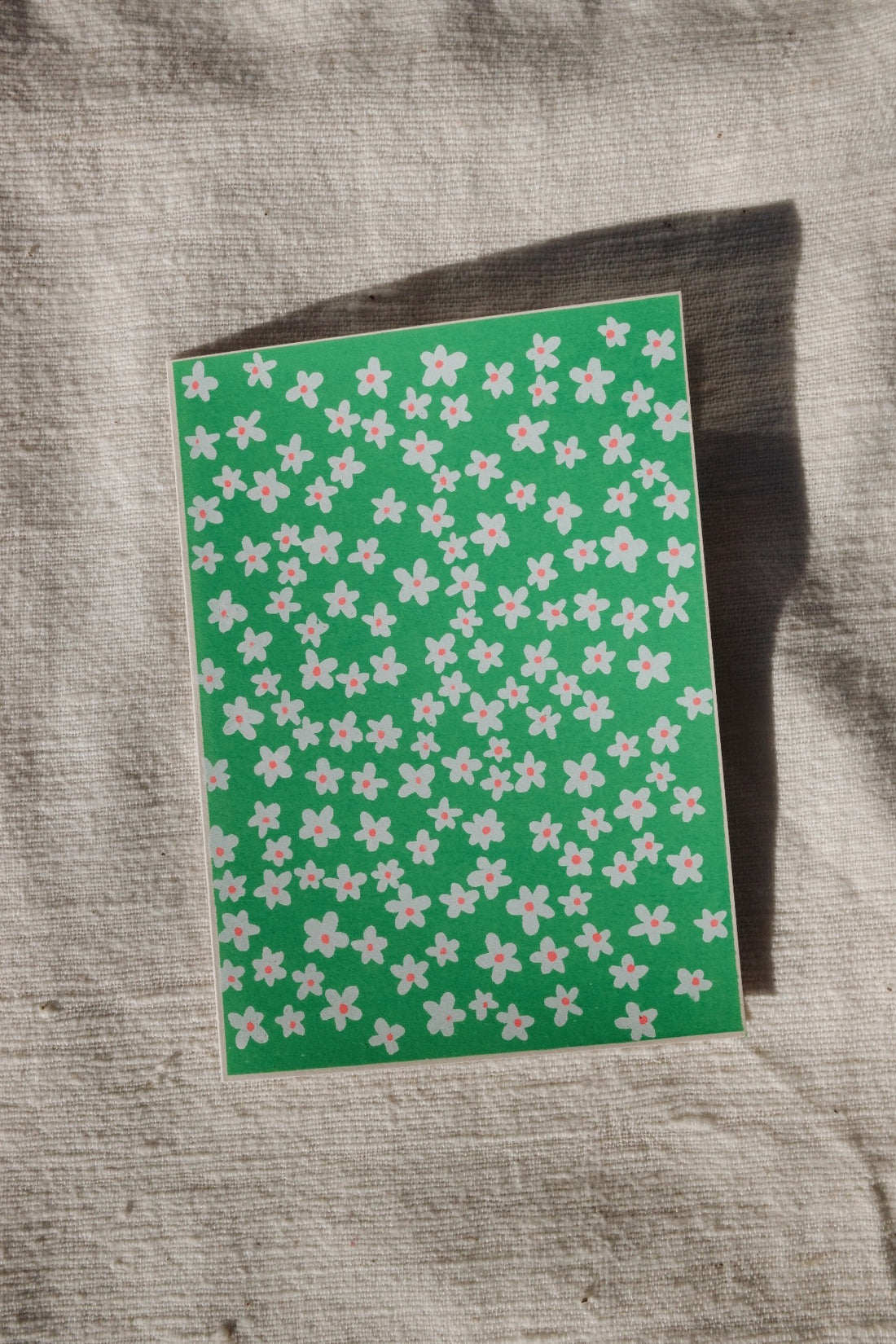 Green Daisies Card