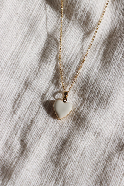 Small Heart Enamel Locket
