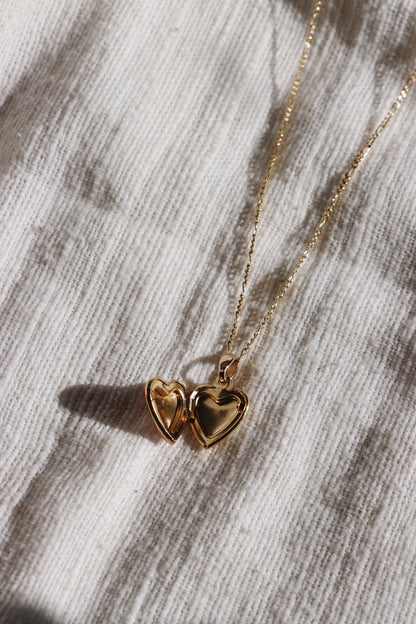 Small Heart Enamel Locket