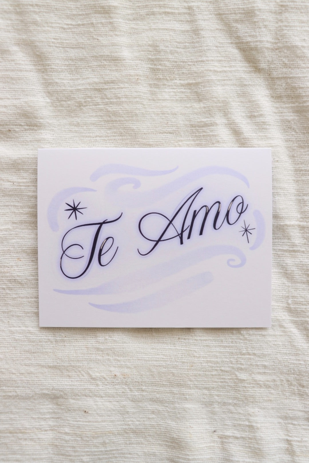 Te Amo Airbrush Card