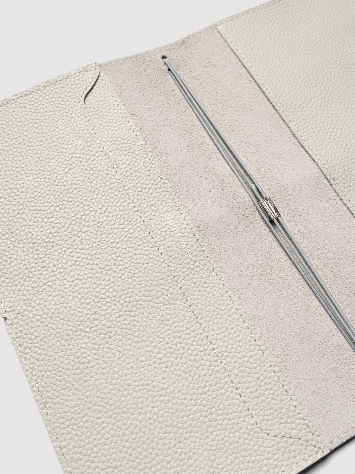 Leather Travel Notebook Cover: Angora