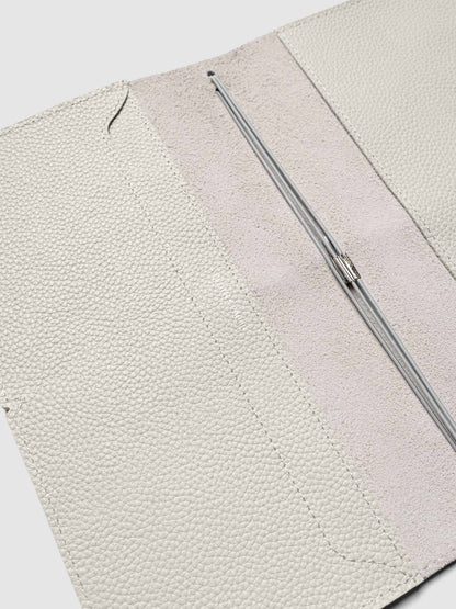 Leather Travel Notebook Cover: Angora