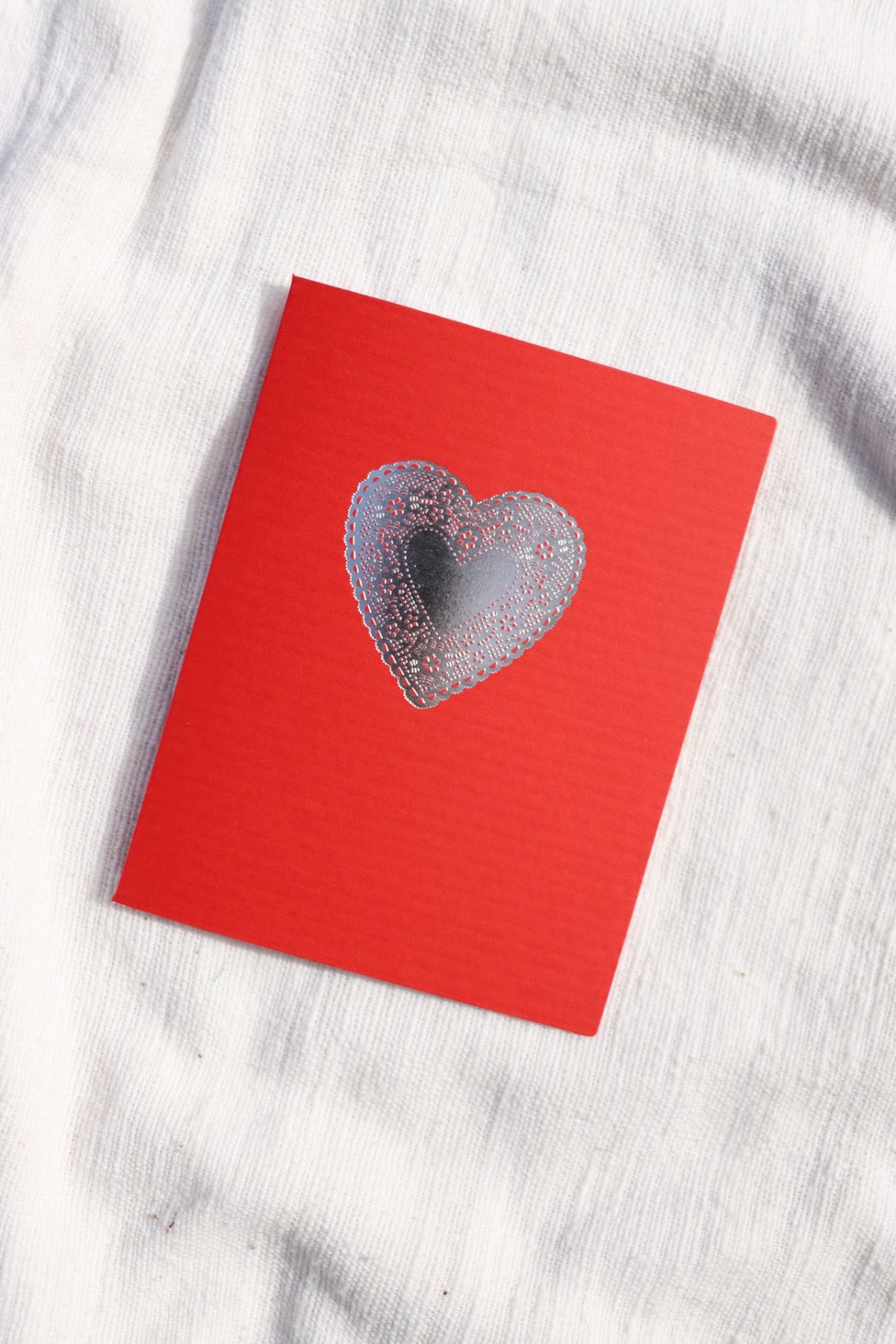 Heart Doilie Card