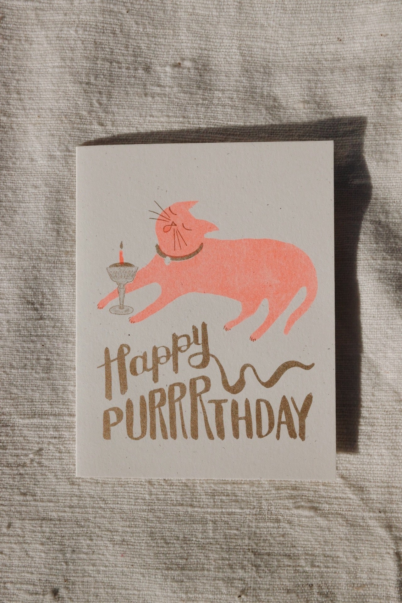 Happy Purrrthday Card