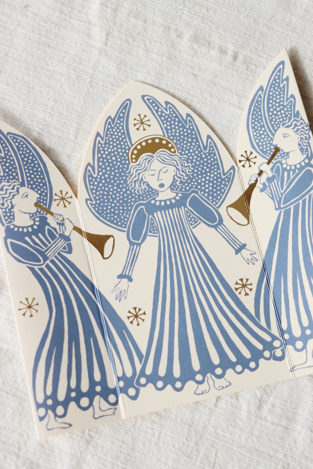 Angel Choir Triptych Card