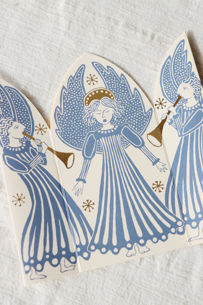 Angel Choir Triptych Card