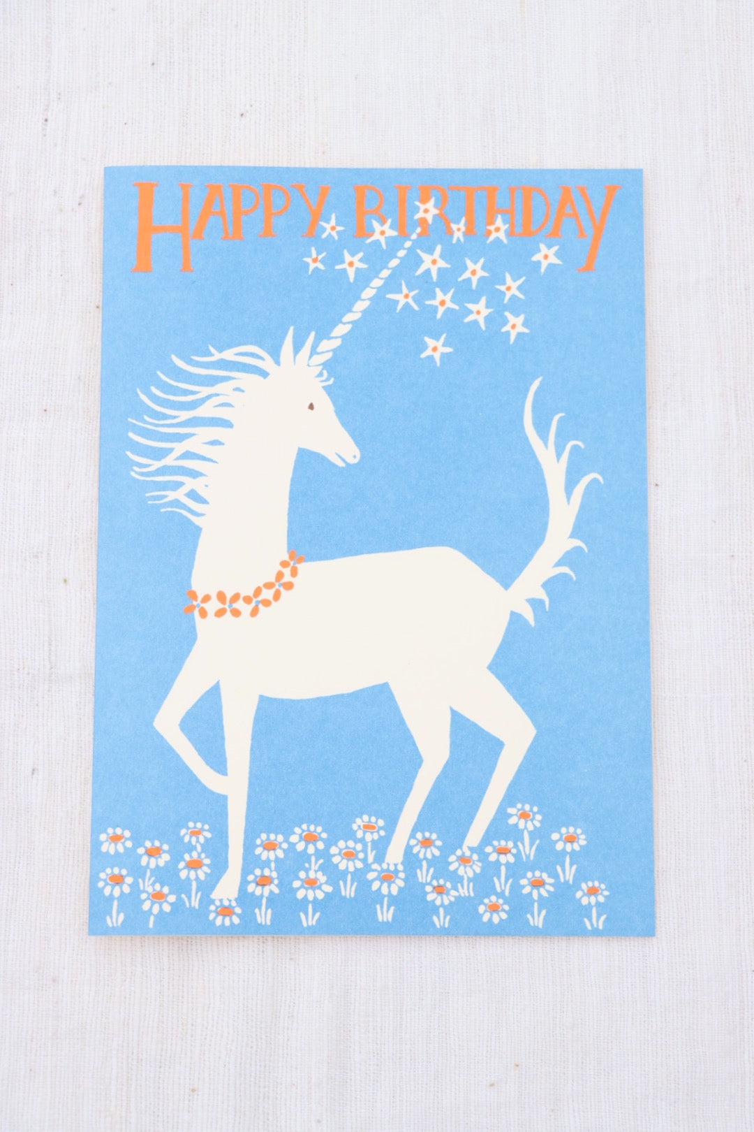 Large Card: Happy Birthday Unicorn