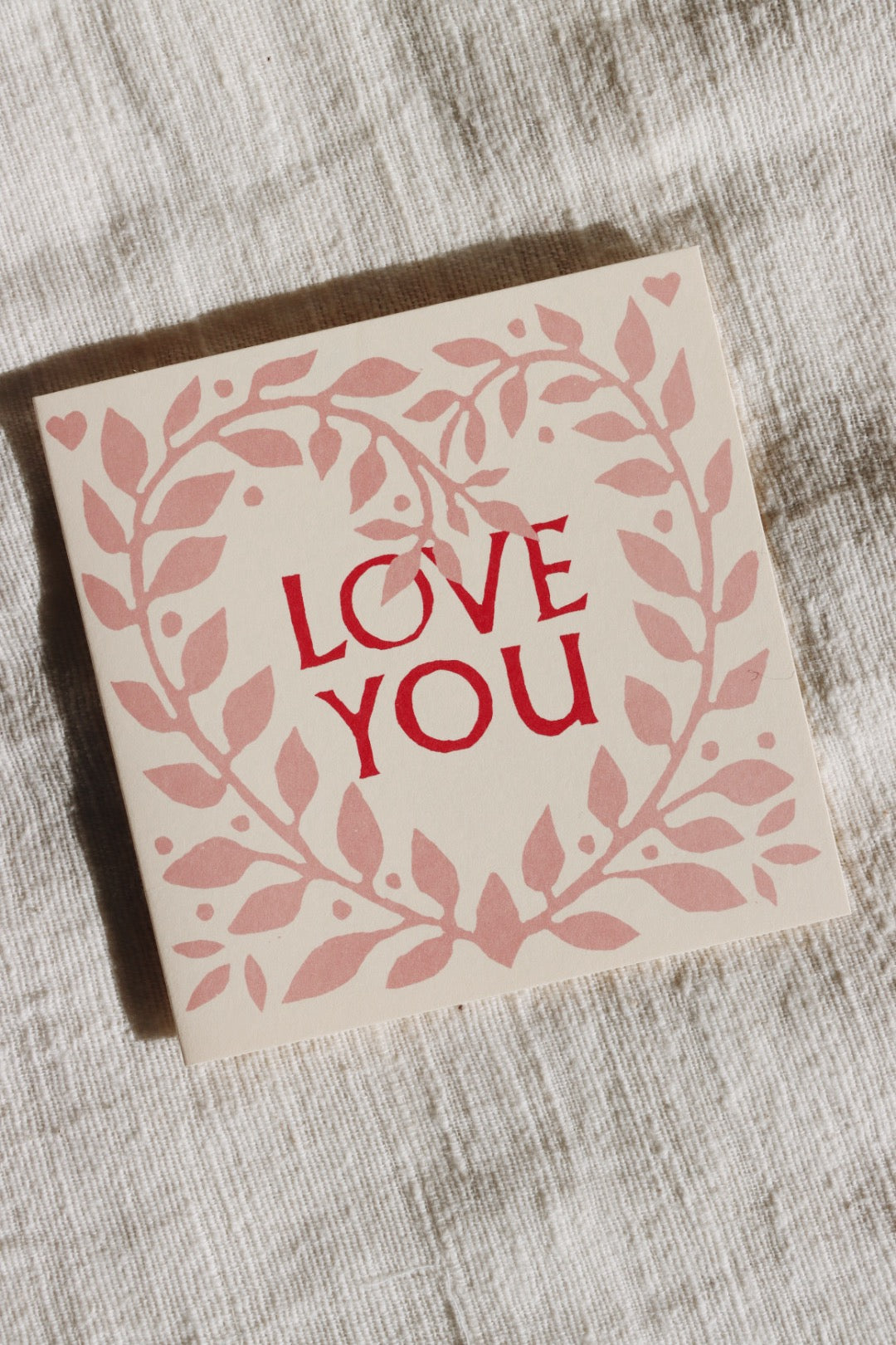 Love You Wreath Card