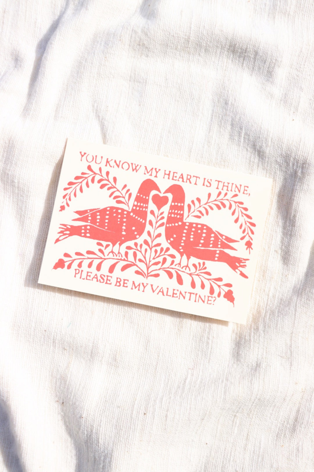 Please Be My Valentine Card