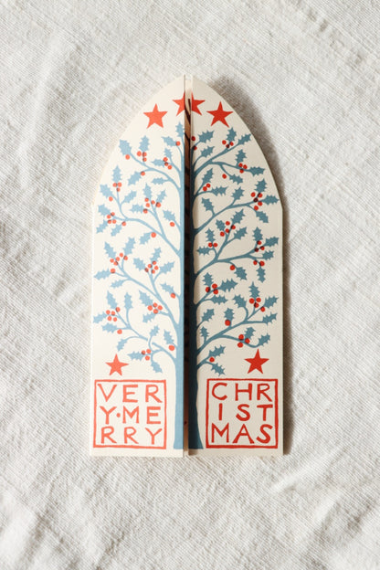 Winter Trees Triptych Card