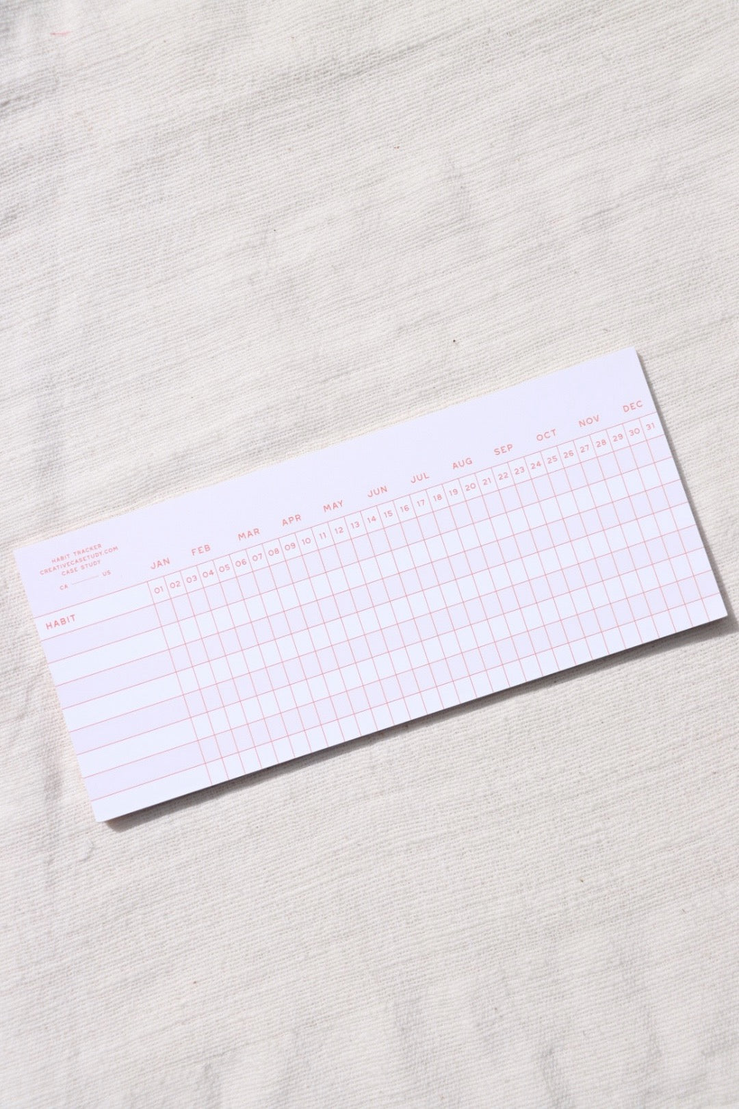 Habit Tracker Notepad