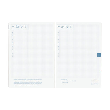 2026 Hobonichi Techo Hon A5, Black Gingham
