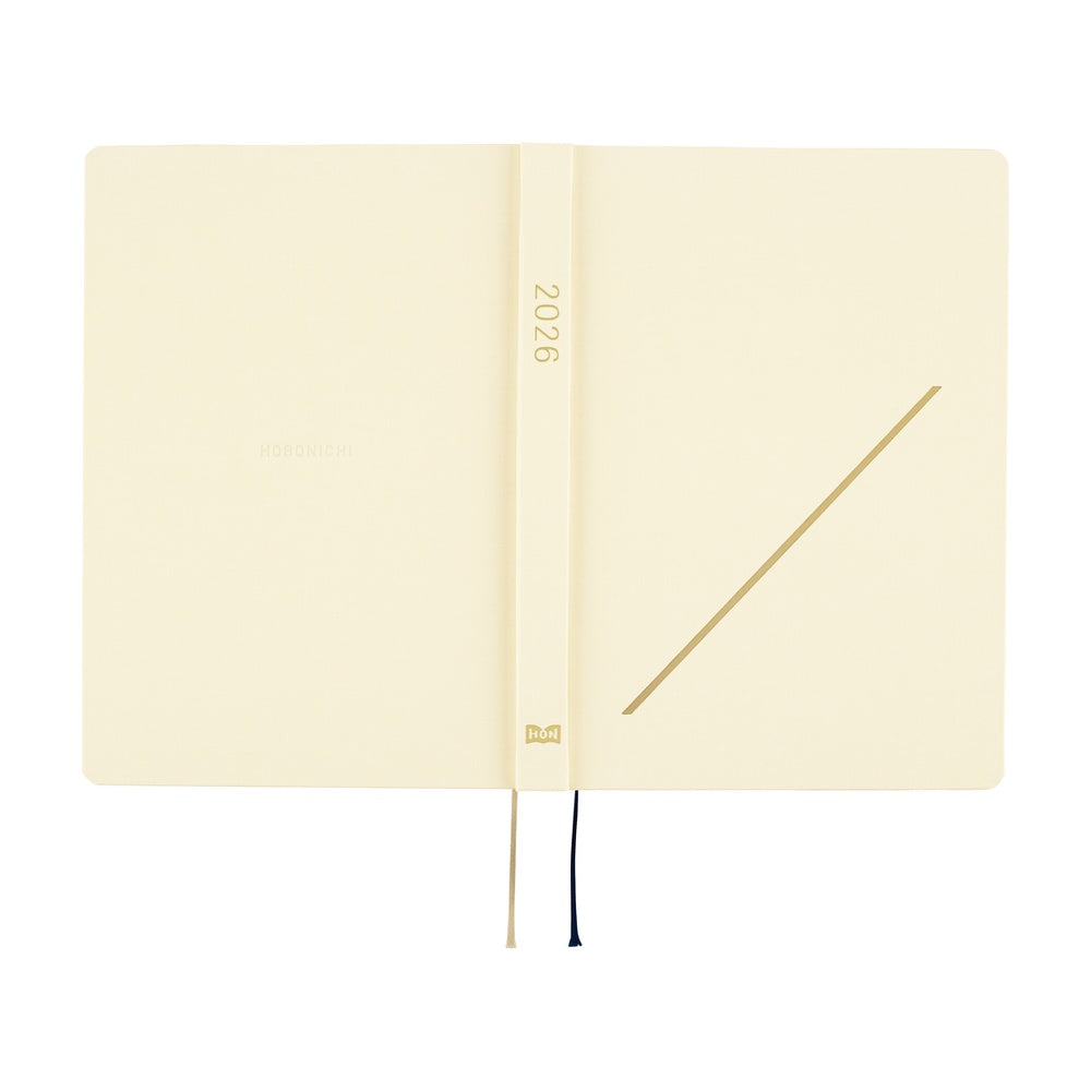 2026 Hobonichi Techo Hon A5, Slash Ivory