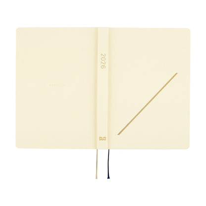 2026 Hobonichi Techo Hon A5, Slash Ivory