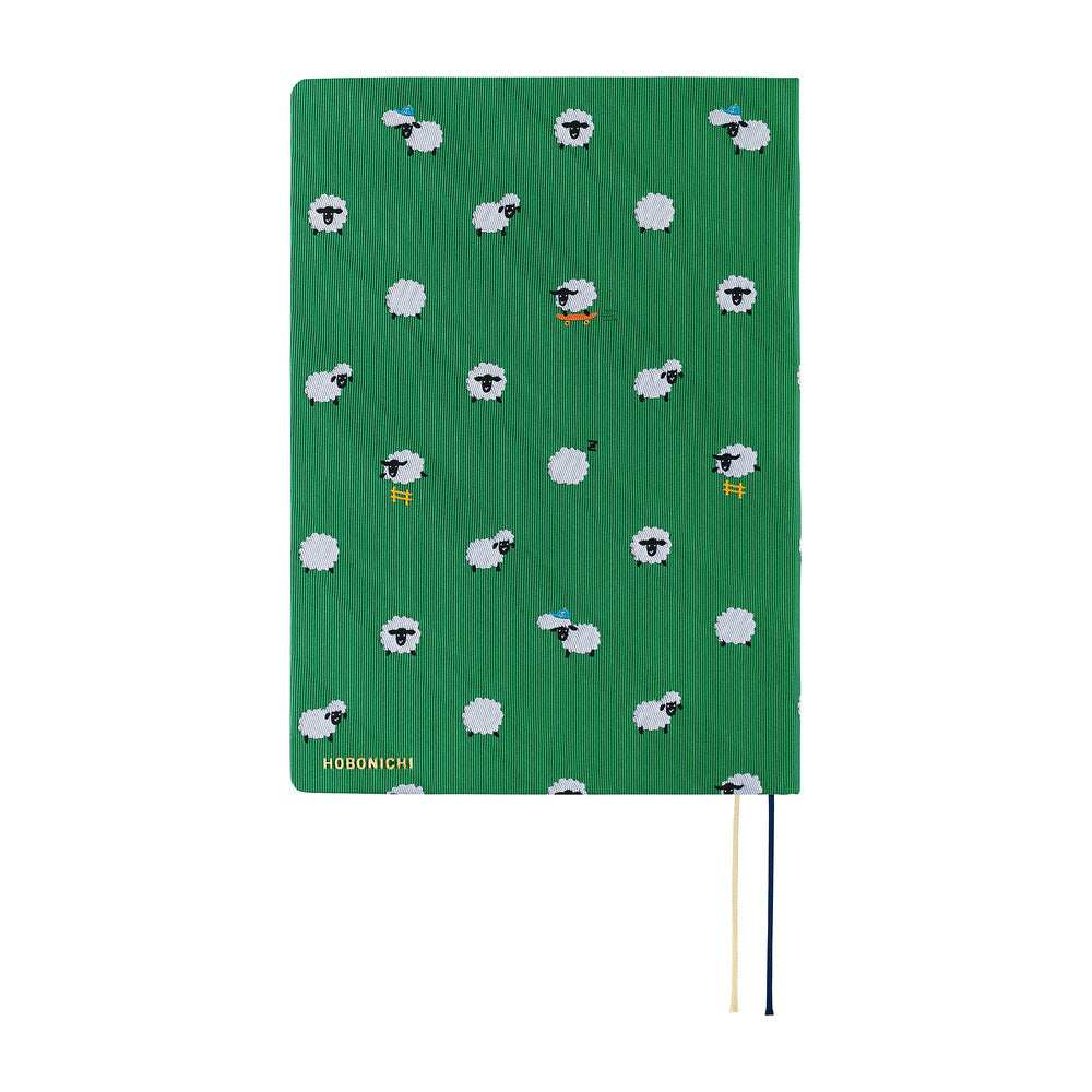 Hobonichi Techo 2027 HON A5 Bow &amp; Tie: Sheep Sheep Sheep