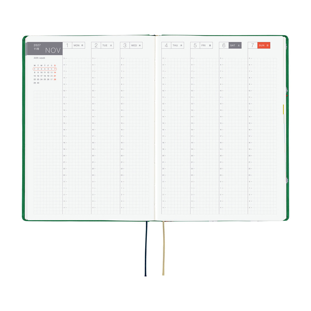 Hobonichi Techo 2027 HON A5 Bow &amp; Tie: Sheep Sheep Sheep