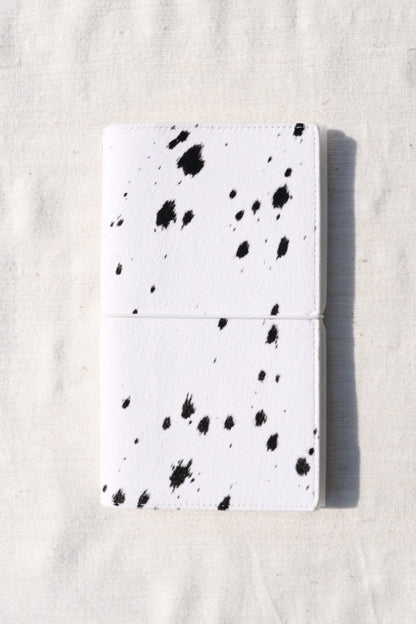Leather Travel Notebook Cover: Dalmatian