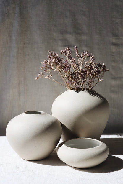 Ikebana Vase + Kenzan Set