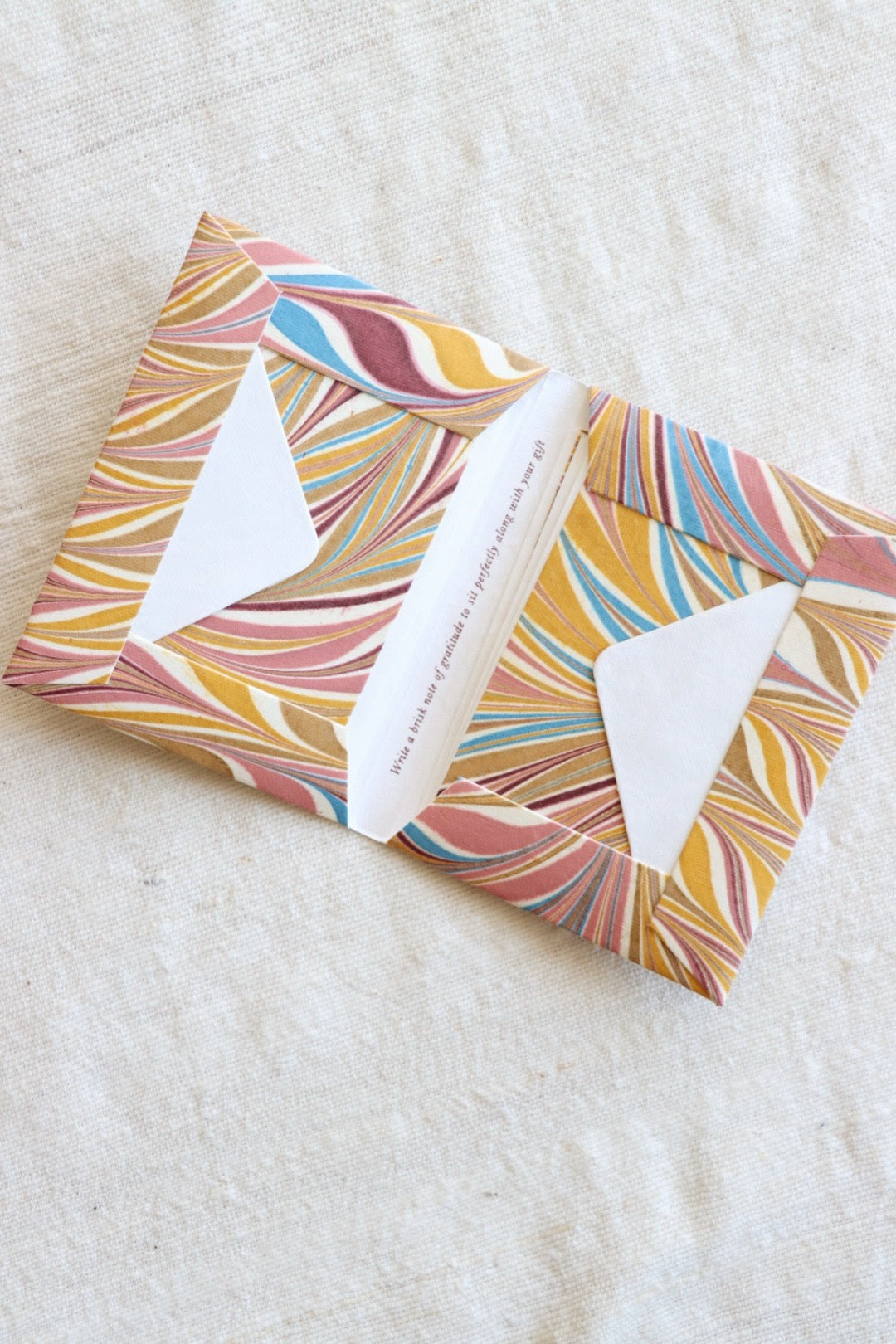 Hand Marbled Notecard Set