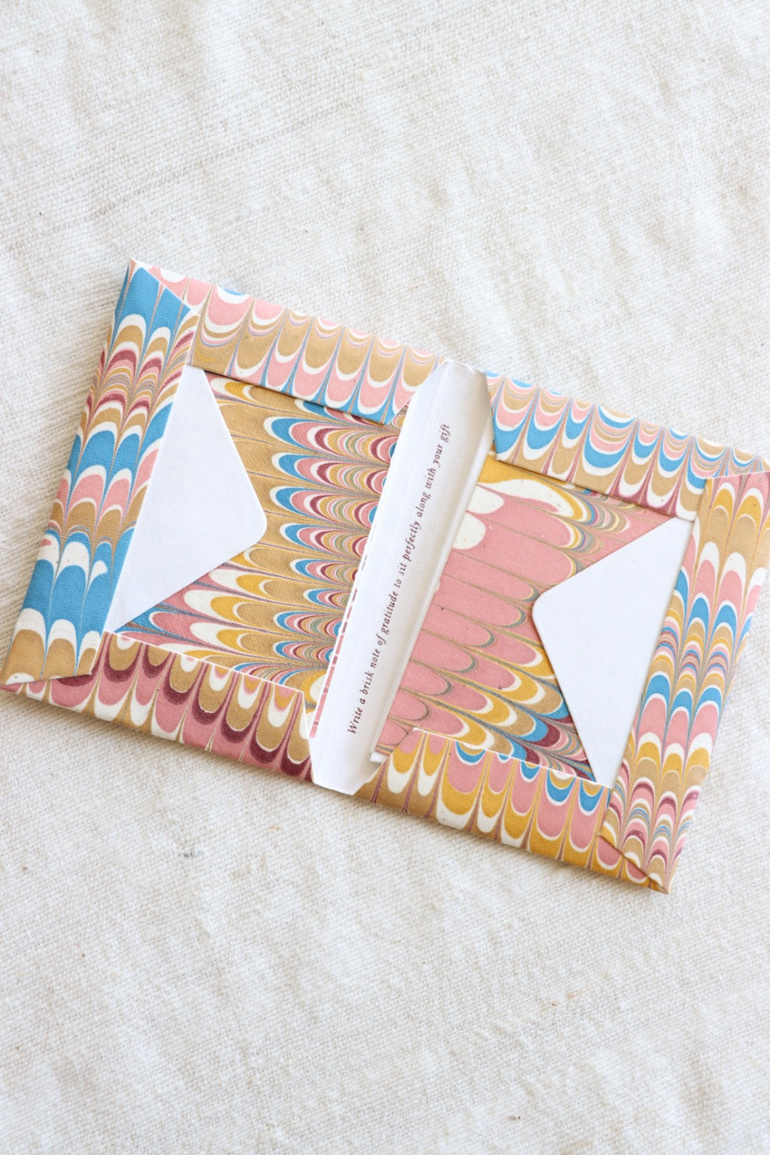 Hand Marbled Notecard Set