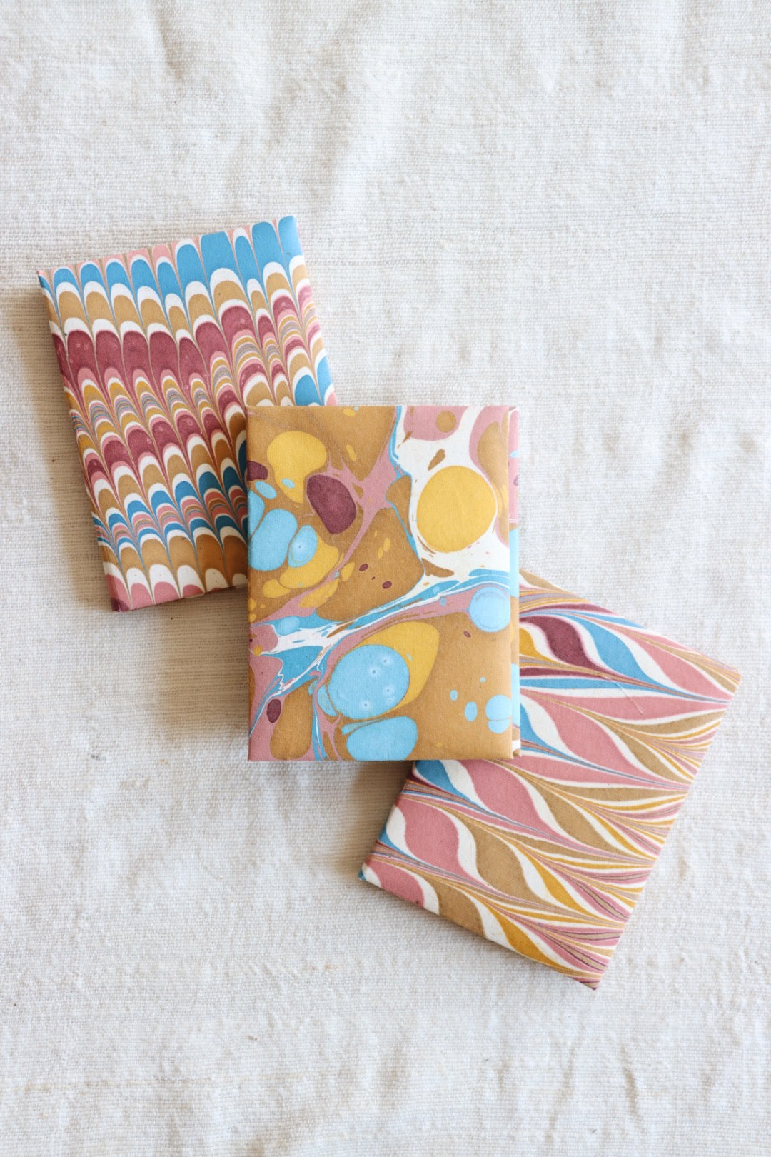 Hand Marbled Notecard Set