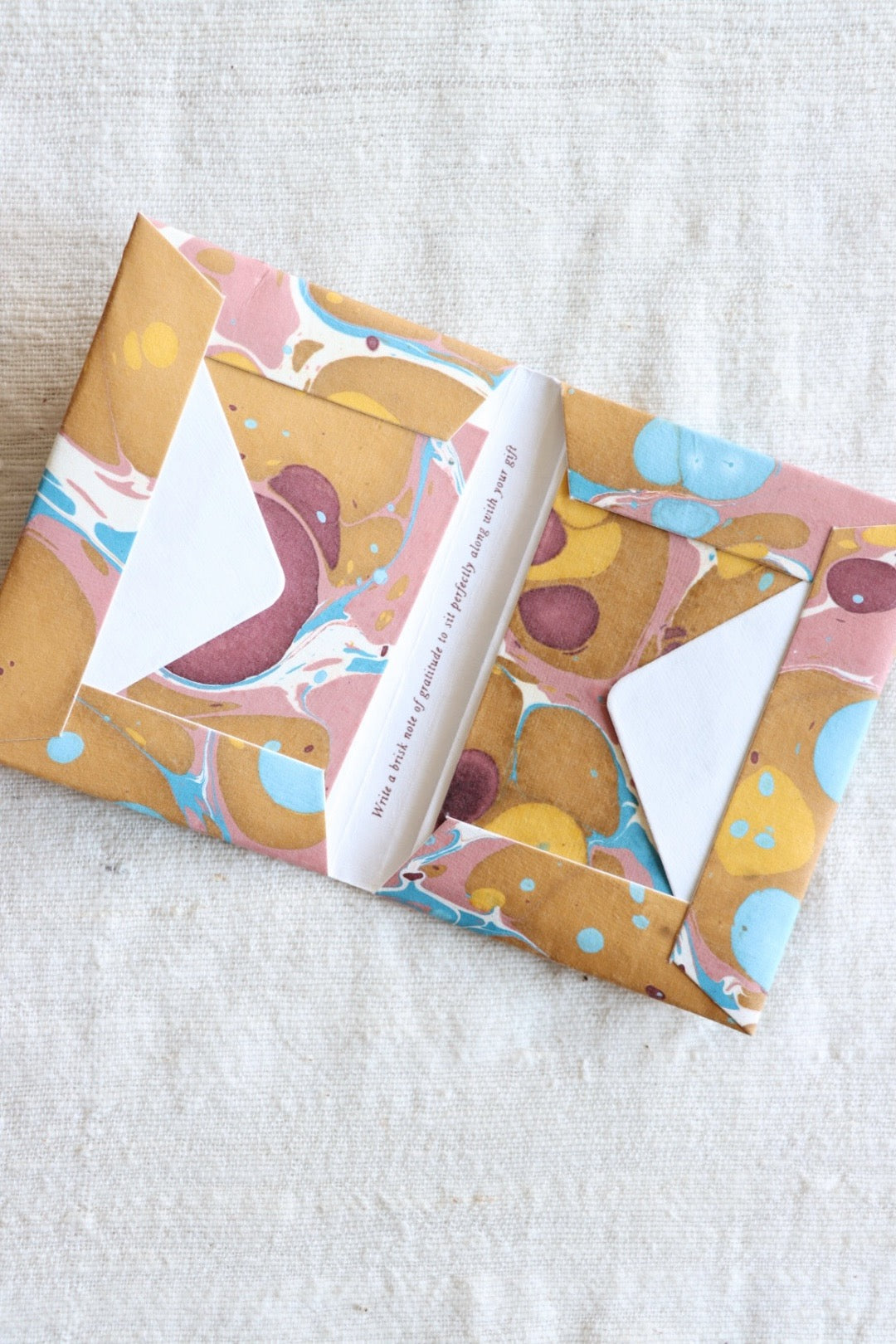 Hand Marbled Notecard Set