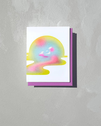 Melting Face Card