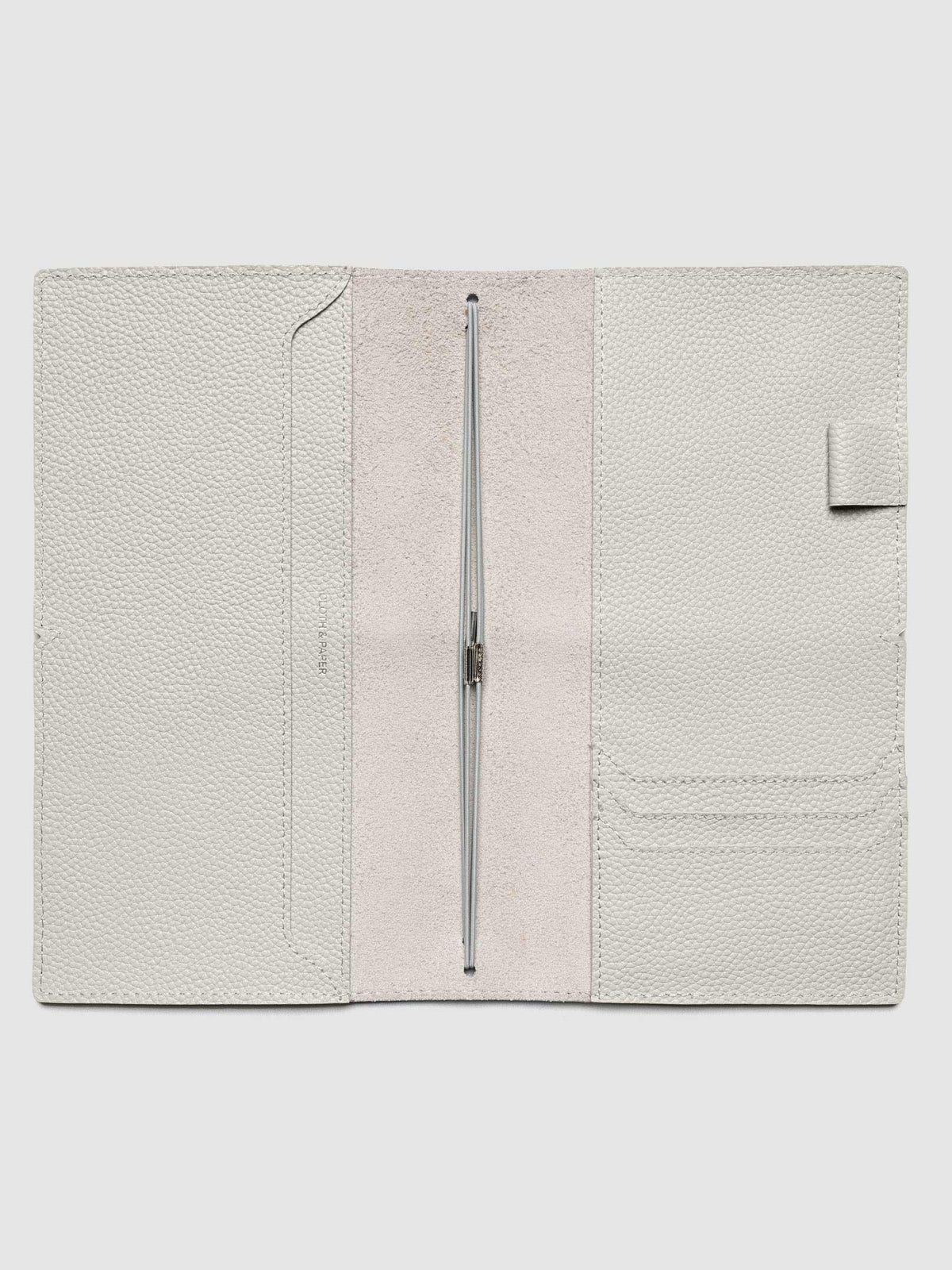Leather Travel Notebook Cover: Angora