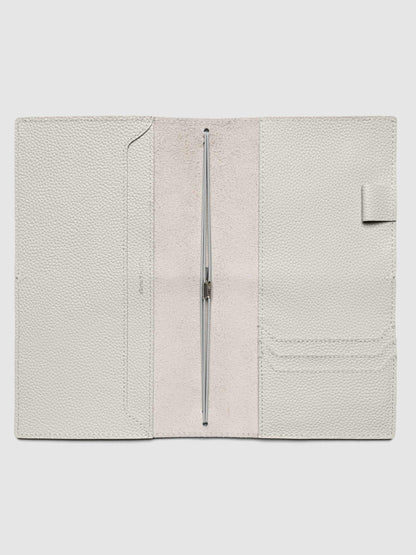 Leather Travel Notebook Cover: Angora