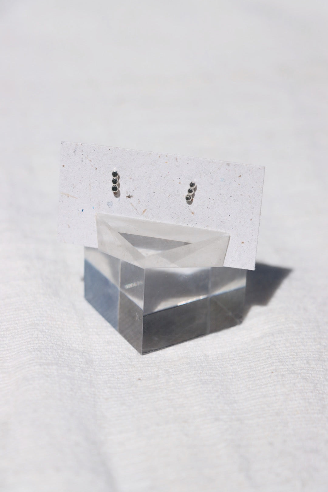 3 Dot Silver Studs