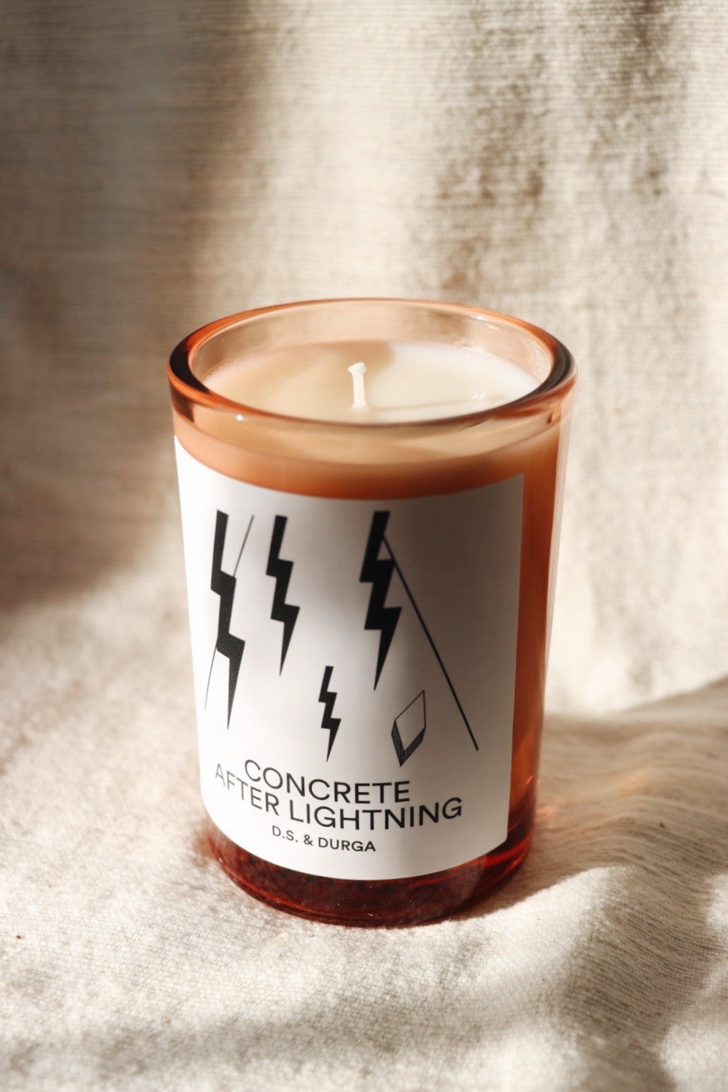Concrete After Lightning Candle