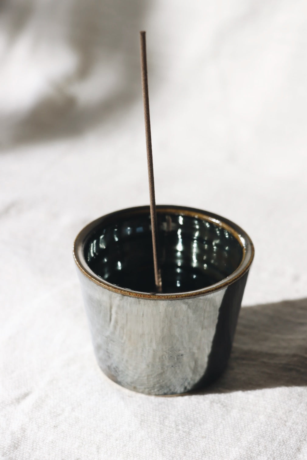 &quot;Chrome&quot; Incense Bowl