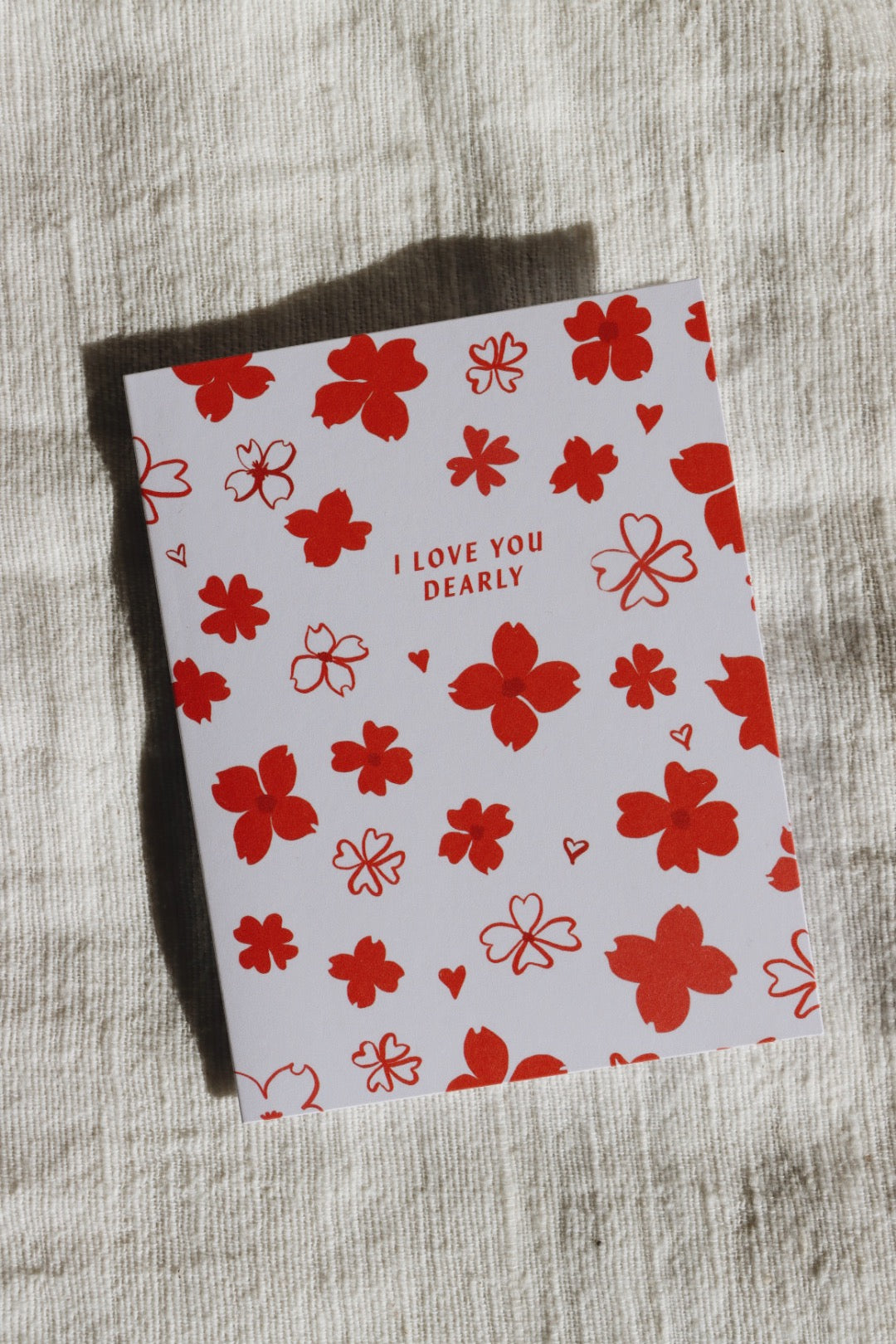 I Love You Dearly Card