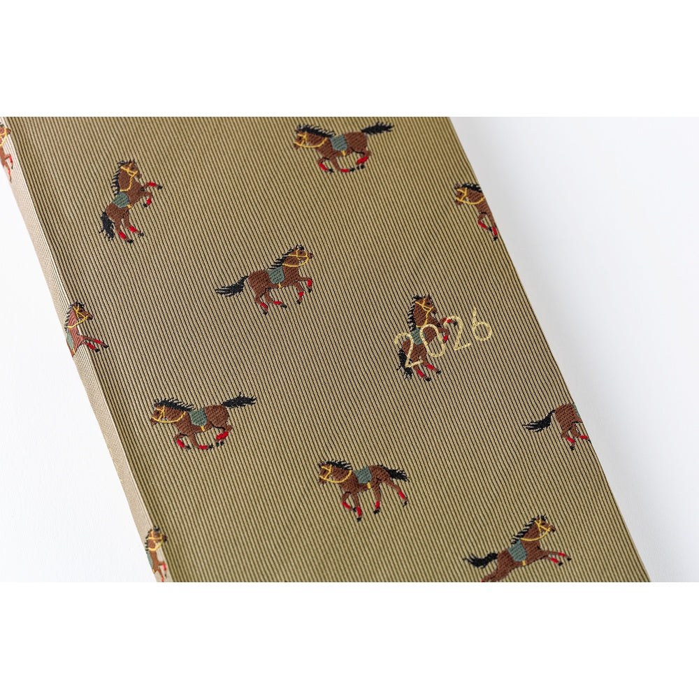 2026 Hobonichi Techo Weeks MEGA, Galloping Horses