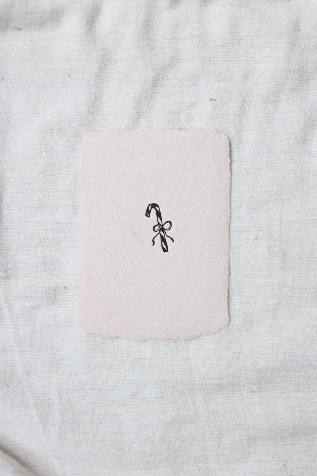 Candy Cane Note Card