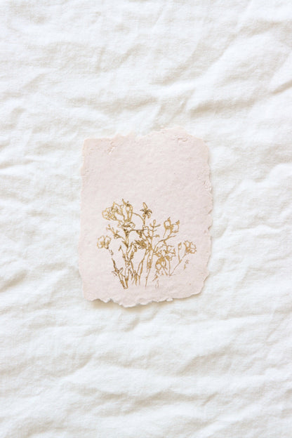 Golden Meadow Note Card