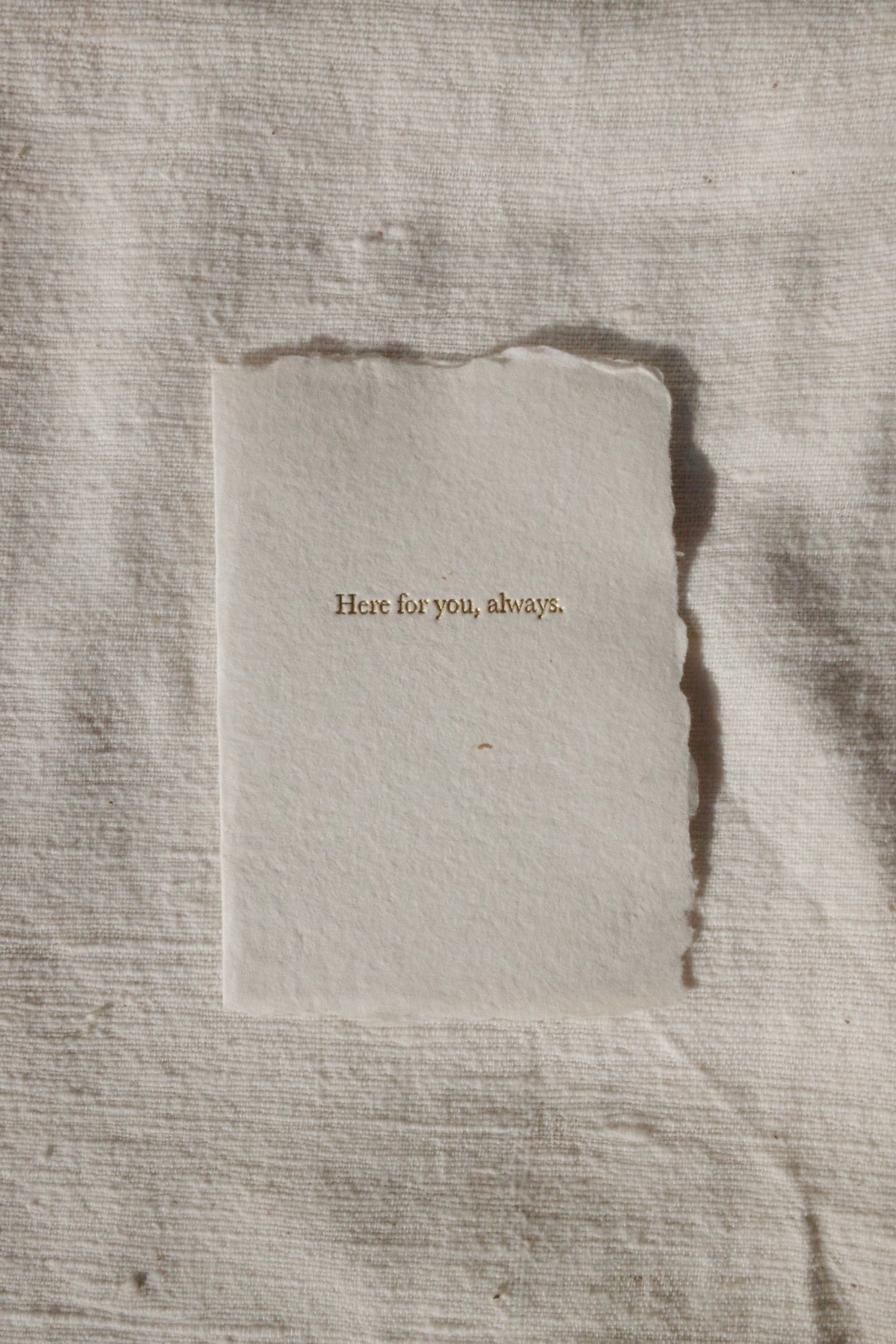 Here For You, Always Card