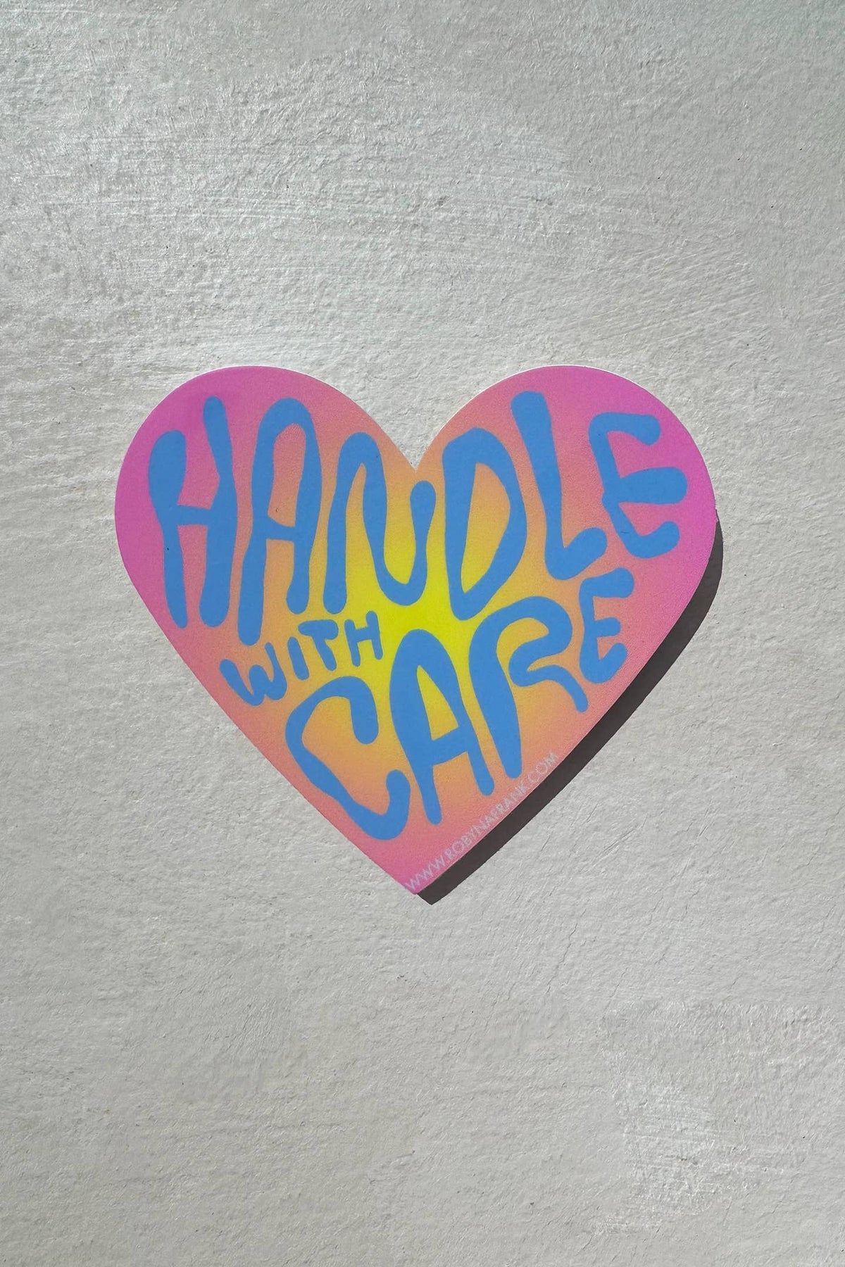 Handle With Care Sticker